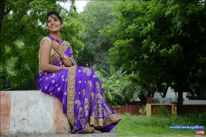 Anchor Anasuya Latest Hot in Blue Saree Stills