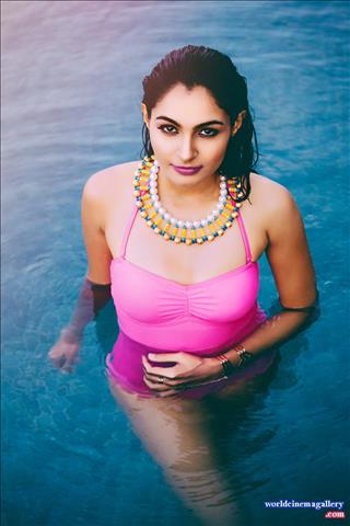 Andrea Jeremiah photoshoot for JFW Magazine