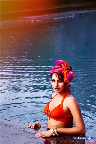 Andrea Jeremiah photoshoot for JFW Magazine