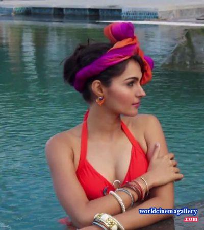 Andrea Jeremiah photoshoot for JFW Magazine