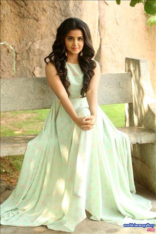 Anupama Latest Photoshoot stills in Green dress