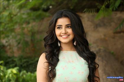 Anupama Latest Photoshoot stills in Green dress