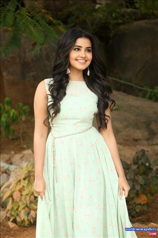 Anupama Latest Photoshoot stills in Green dress