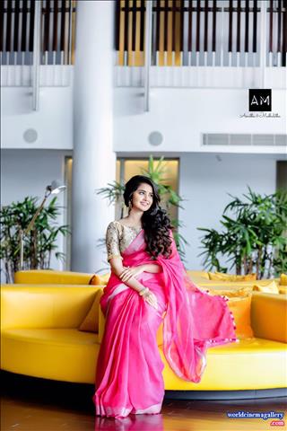 Anupama Latest Photoshoot stills in Red Dress