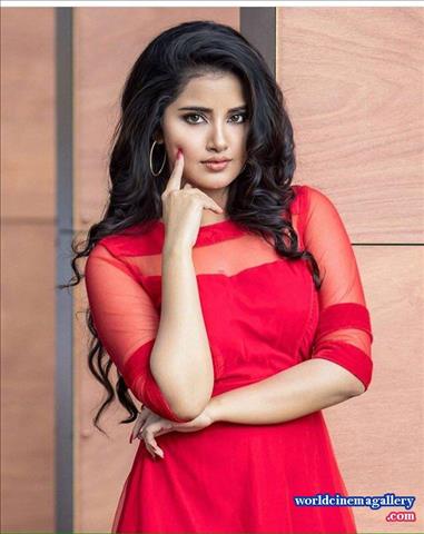 Anupama Parameshwaran Latest Photoshoot  in Red Dress