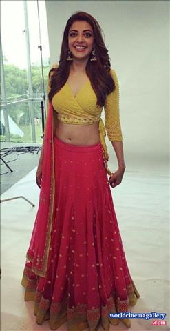 Kajal Aggarwal at Poorvika mobile campaign shoot
