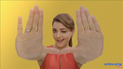 Kajal Aggarwal at Poorvika mobile campaign shoot