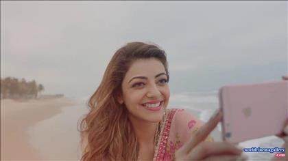 Kajal Aggarwal at Poorvika mobile campaign shoot