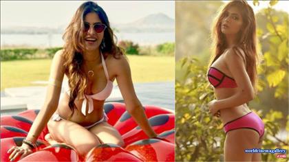 Karishma Sharma Latest Hot Cleavage Stills  - World Cinema Gallery