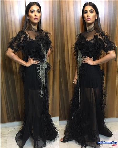 Pooja Hegde Hot Stills at Filmfare glamour and style Awards
