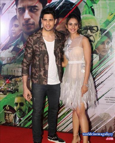 Rakul Preet Singh Stills at Aiyaary Hindi Film Trailer Launch