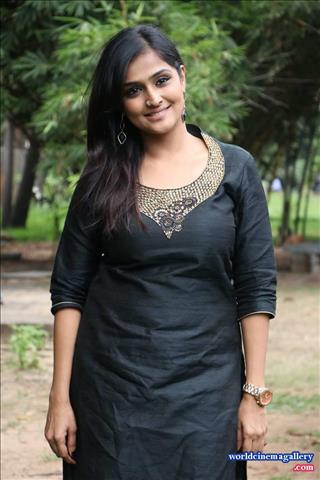 Remya Nambeesan Stills at Sathya Movie Success Meet