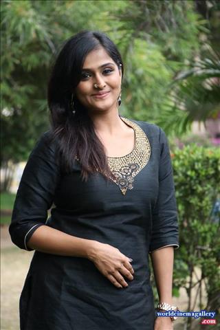 Remya Nambeesan Stills at Sathya Movie Success Meet