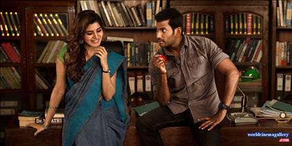 Samantha at Irumbu Thirai first look stills2