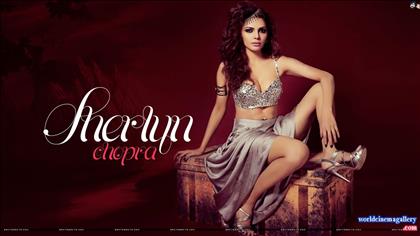 Sherlyn Chopra Hot Bikini Stills