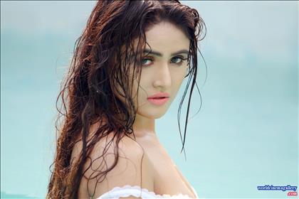 Sony Charishta Hot Bikini in White Stills