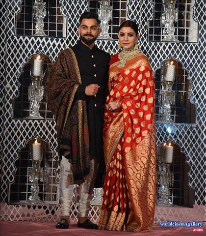 Virat Kohli with Anushka Sharma Marriage Photo Album