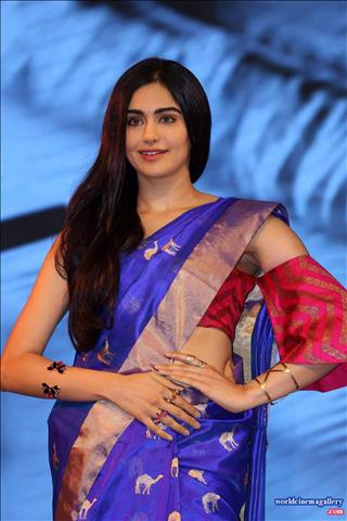 Adah Sharma latest Saree stills 
