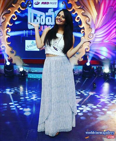 Anchor Anasuya stills from Jabardasth TV show
