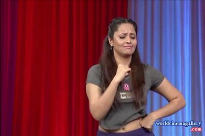 Anchor Anasuya stills from Jabardasth TV show
