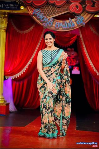 Anchor Anasuya stills from Jabardasth TV show