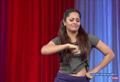 Anchor Anasuya stills from Jabardasth TV show