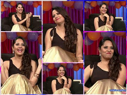 Anchor Anasuya stills from Jabardasth TV show