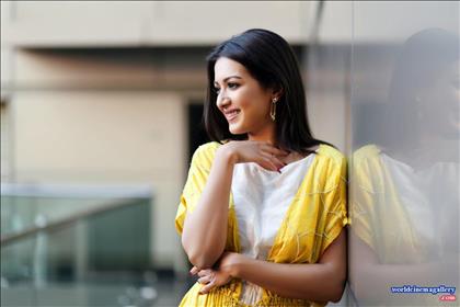 Catherine Tresa latest stills in black dress