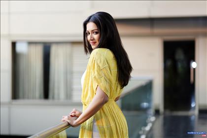 Catherine Tresa latest stills in black dress