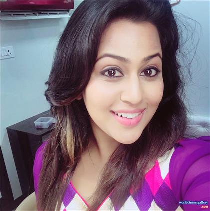 Diana Champika cute stills at Annadurai Audio launch