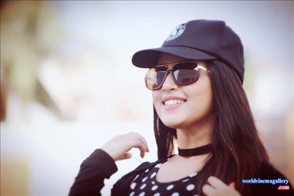 Diana Champika cute stills at Annadurai Audio launch