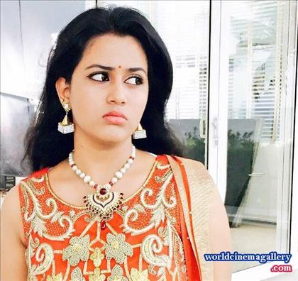 Diana Champika cute stills at Annadurai Audio launch