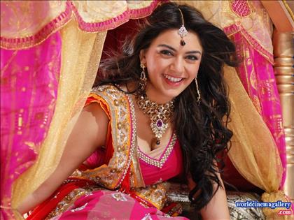 Hansika Motwani traditional saree stills