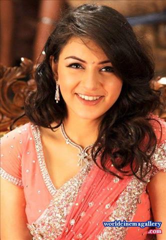 Hansika Motwani traditional saree stills