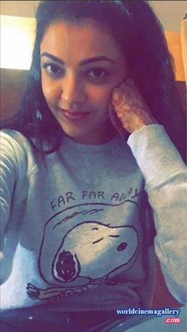 Kajal Aggarwal latest shooting spot  stills from Paris Paris