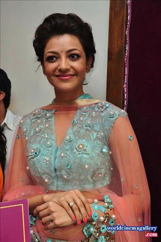 Kajal Aggarwal Stills at Mugdha Art Studio