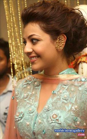 Kajal Aggarwal Stills at Mugdha Art Studio