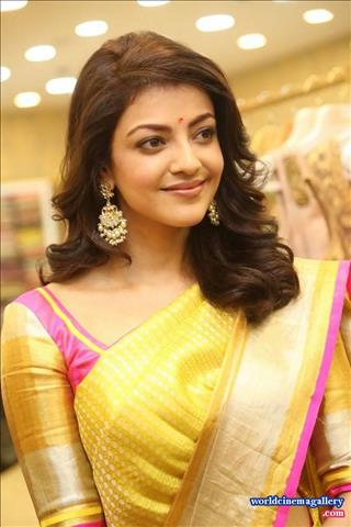 Kajal Aggarwal Stills from Trisha Designer Store Launch In Banjara Hills 
