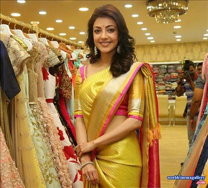 Kajal Aggarwal Stills from Trisha Designer Store Launch In Banjara Hills 