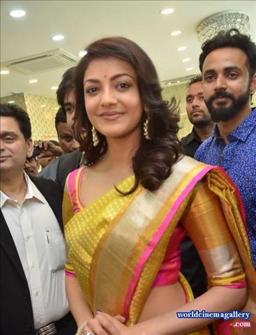 Kajal Aggarwal Stills from Trisha Designer Store Launch In Banjara Hills 