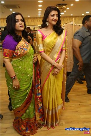 Kajal Aggarwal Stills from Trisha Designer Store Launch In Banjara Hills 