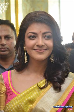 Kajal Aggarwal Stills from Trisha Designer Store Launch In Banjara Hills 