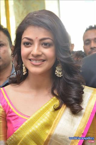 Kajal Aggarwal Stills from Trisha Designer Store Launch In Banjara Hills 