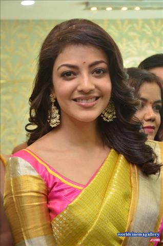 Kajal Aggarwal Stills from Trisha Designer Store Launch In Banjara Hills 