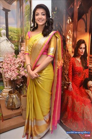 Kajal Aggarwal Stills from Trisha Designer Store Launch In Banjara Hills 