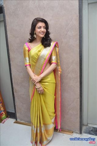 Kajal Aggarwal Stills from Trisha Designer Store Launch In Banjara Hills 