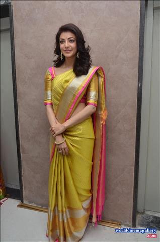 Kajal Aggarwal Stills from Trisha Designer Store Launch In Banjara Hills 