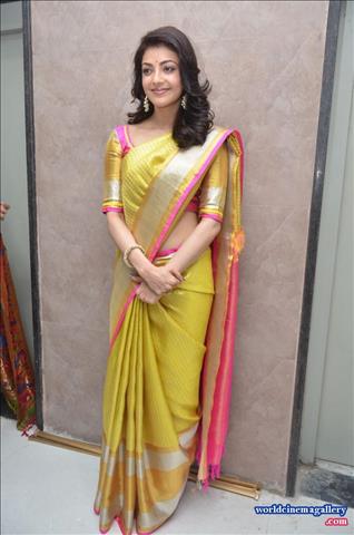 Kajal Aggarwal Stills from Trisha Designer Store Launch In Banjara Hills 