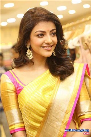 Kajal Aggarwal Stills from Trisha Designer Store Launch In Banjara Hills 