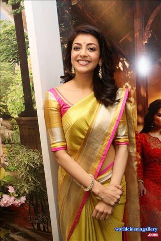 Kajal Aggarwal Stills from Trisha Designer Store Launch In Banjara Hills 